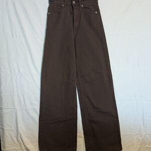 Divided H&M Chocolate Brown Denim Pants